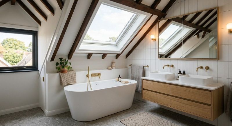 Attic Bathroom Remodeling in Portland, ME