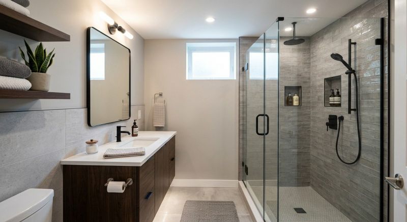 Basement Bathroom Remodeling in Framingham, MA