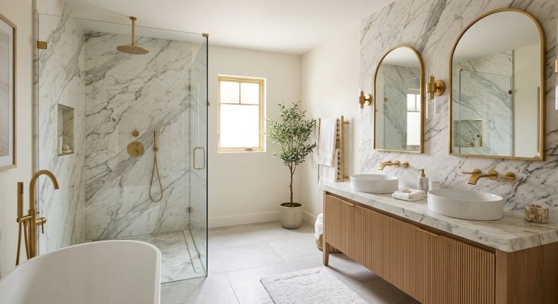 Granite Shower Installation in Framingham, MA