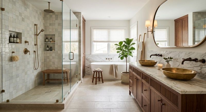 Luxury Bathroom Installation in Nashua, NH